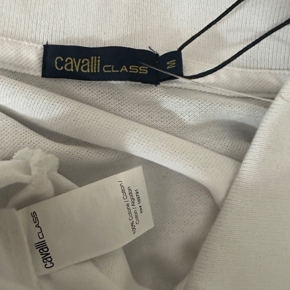 Cavalli Classic Embroidered Polo Medium New with tags 100% cotton - Picture 4 of 4